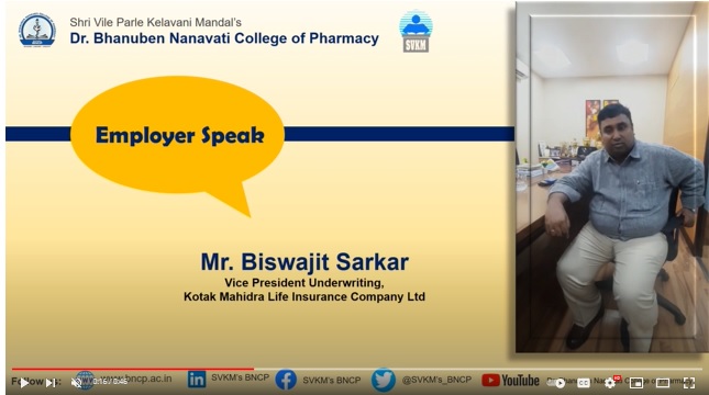 1.	Mr. Biswajit Sarkar, Vice President Underwriting, Kotak Mahidra Life Insurance Company Ltd